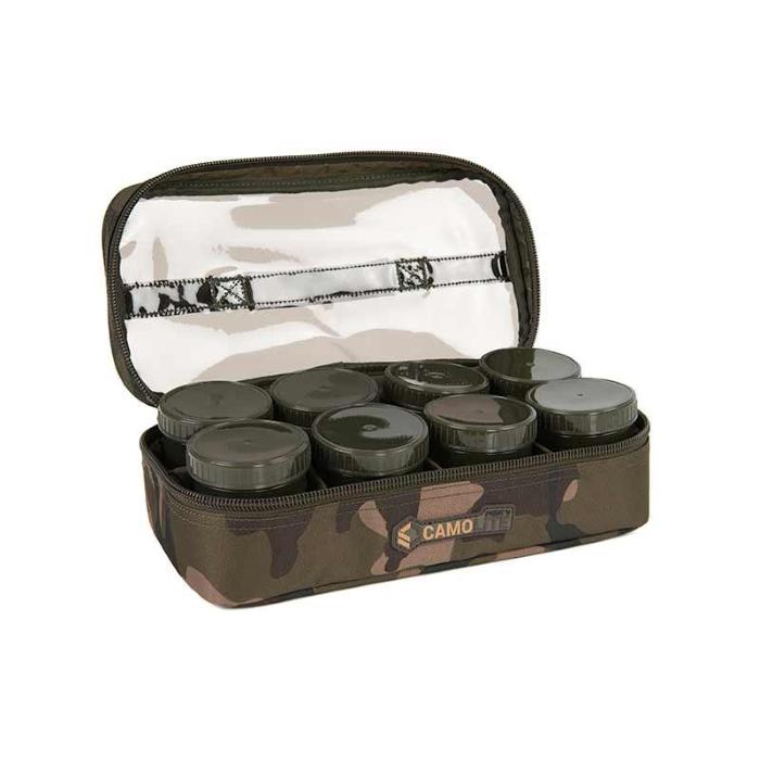 Fox  Camolite 12 Pot Hookbait case