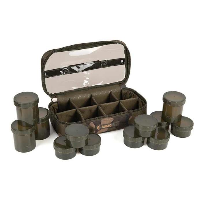 Fox  Camolite 12 Pot Hookbait case