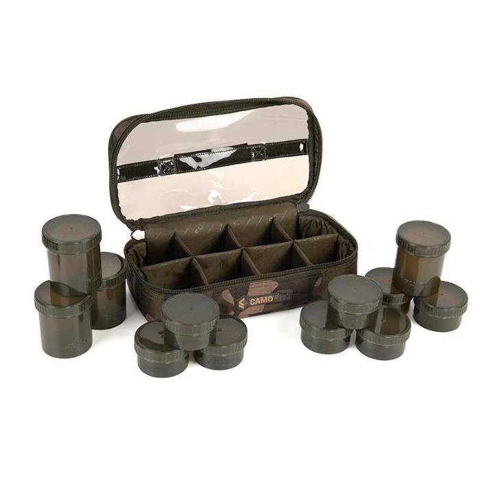 Fox  Camolite 12 Pot Hookbait case