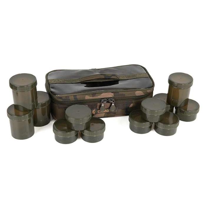 Fox  Camolite 12 Pot Hookbait case