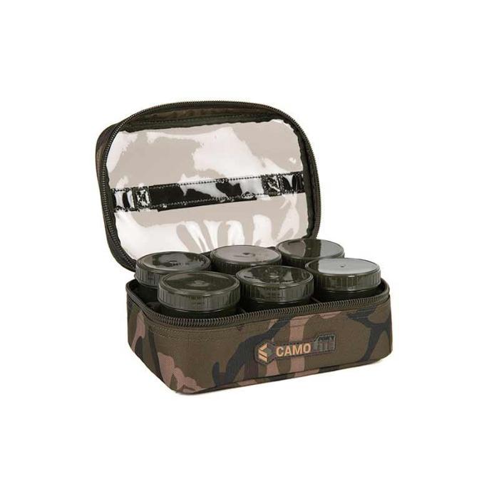 Fox  Camolite 8 Pot Hookbait case