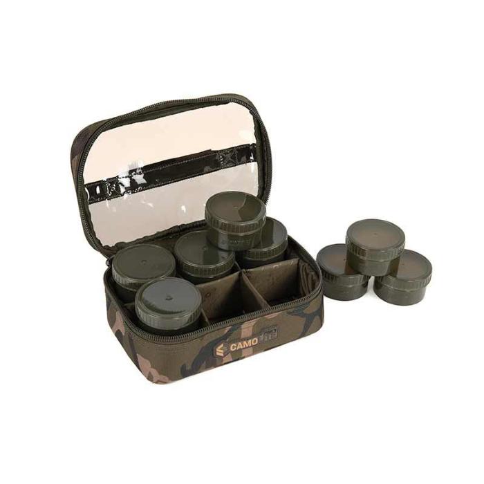 Fox  Camolite 8 Pot Hookbait case