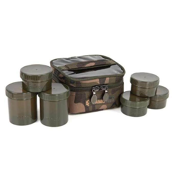 Fox  Camolite 6 Pot Hookbait case