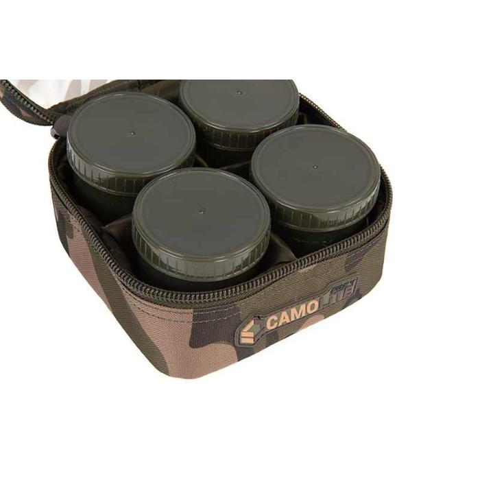 Fox  Camolite 6 Pot Hookbait case