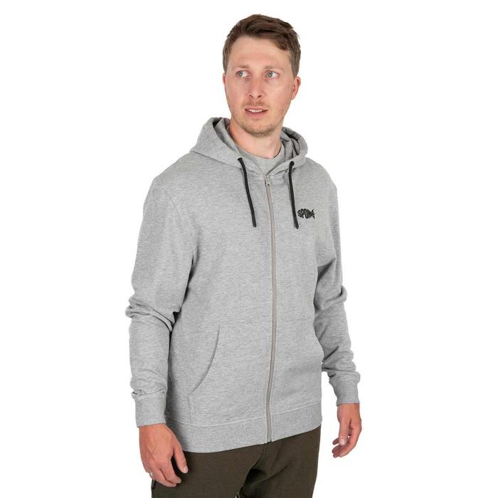 Fox Abbigliamento Spomb Grey Hoodie full Zip SMALL