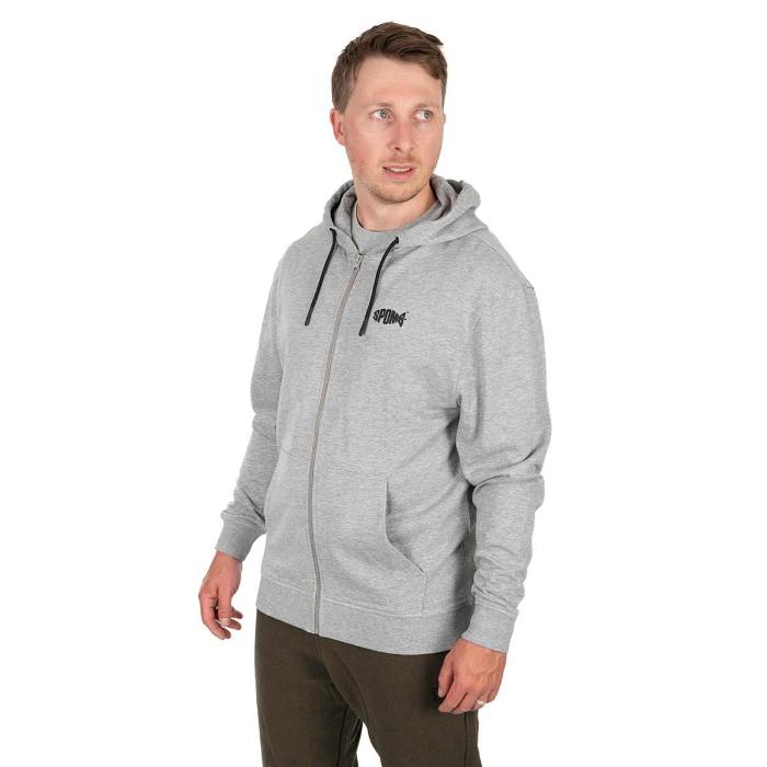 Fox Abbigliamento Spomb Grey Hoodie full Zip SMALL