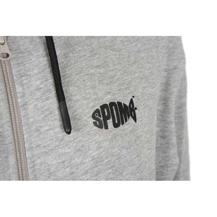 Fox Abbigliamento Spomb Grey Hoodie full Zip SMALL