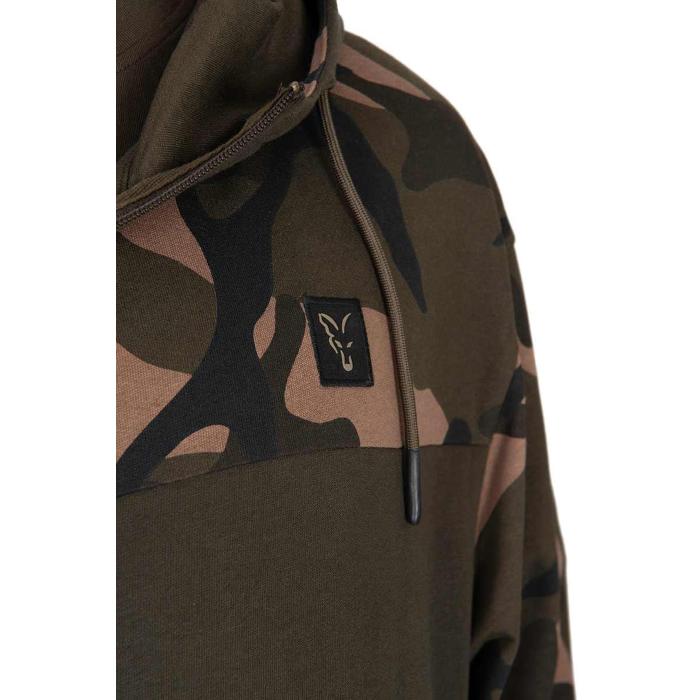 Fox Abbigliamento LW Khaki / Camo Split Zip Hoody 3XL