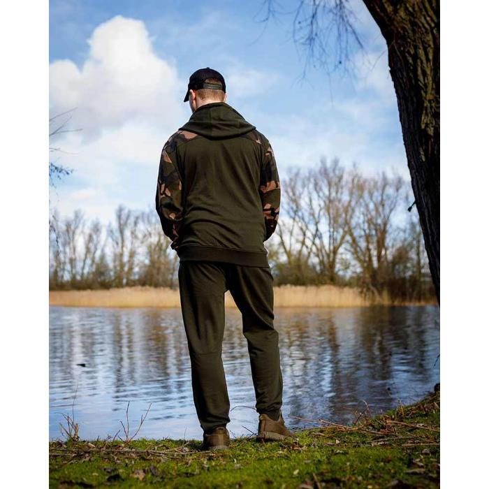 Fox Abbigliamento LW Khaki / Camo Split Zip Hoody 3XL