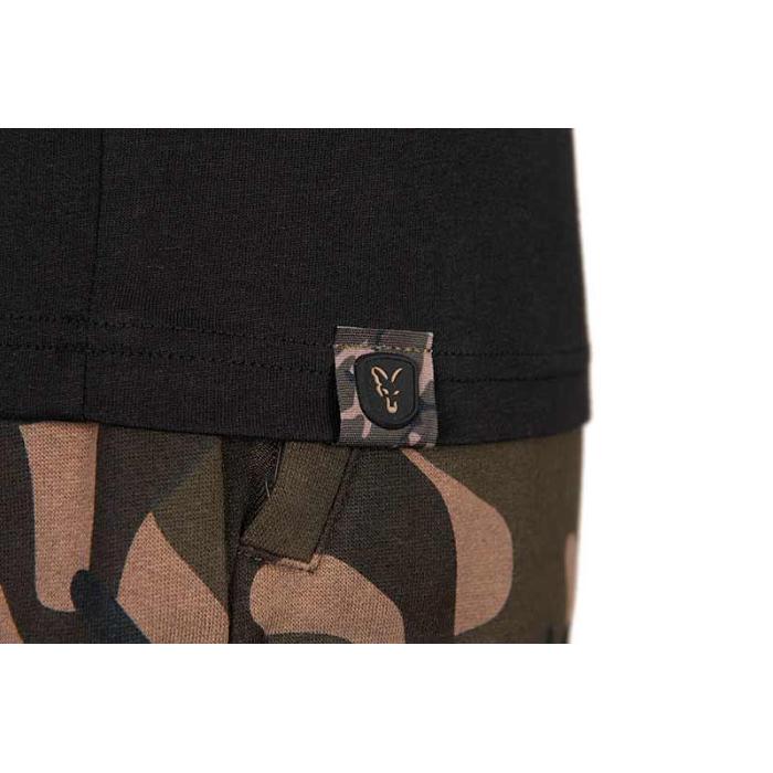 Fox Abbigliamento Black / Camo Logo T 3XL