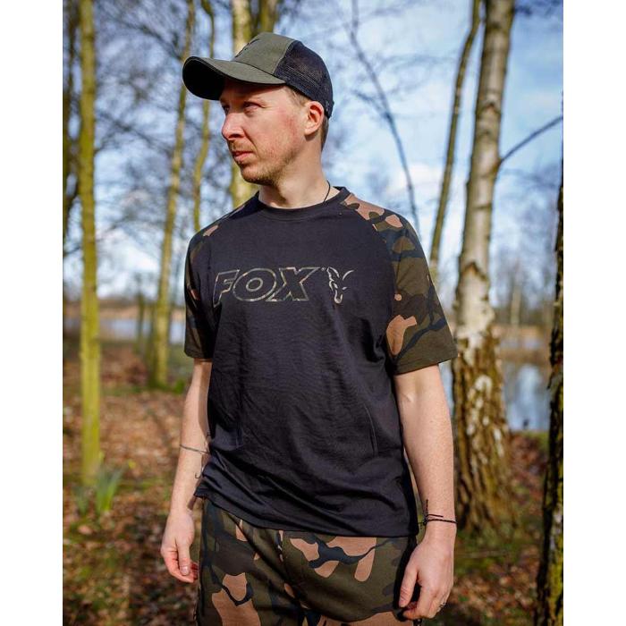 Fox Abbigliamento Black / Camo Outline T - 3XL