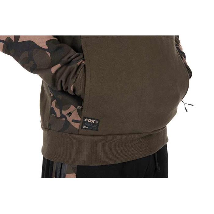 Fox Abbigliamento Khaki  / Camo pullover premium 310 hoodie - 3XL