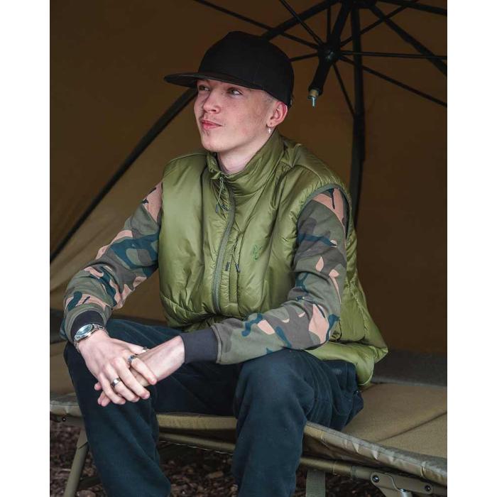 Fox  Fox Olive quilted 100 Gilet - S