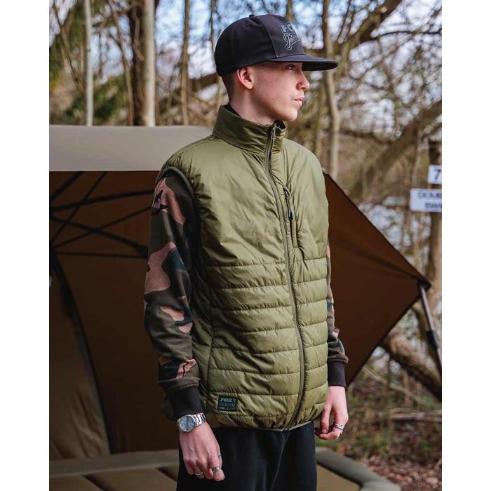 Fox  Fox Olive quilted 100 Gilet - S