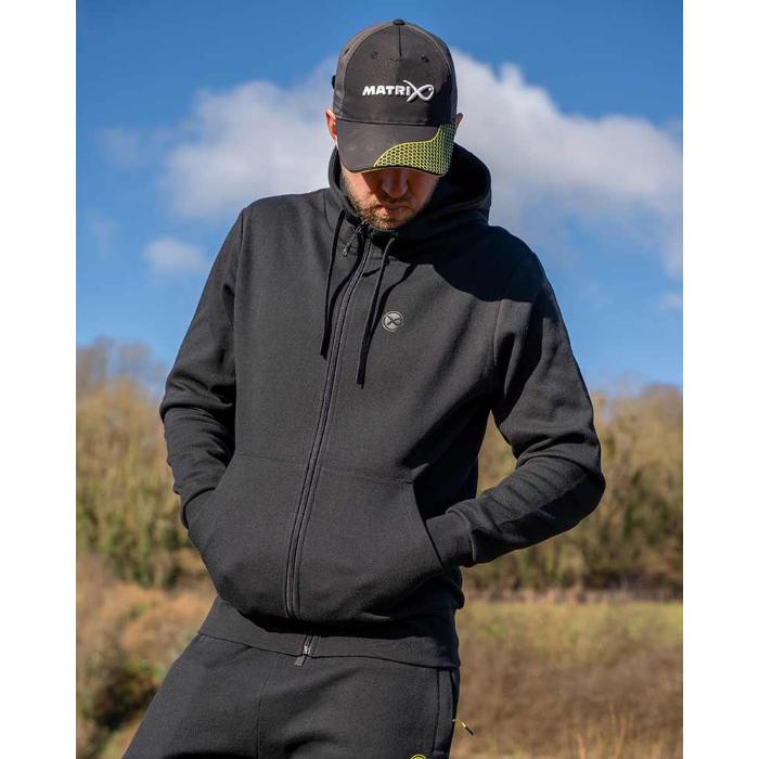 Matrix  Matrix Black Stealth Zip Hoody - XXXL