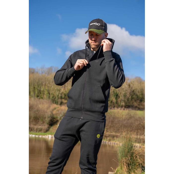 Matrix  Matrix Black Stealth Zip Hoody - XXXL