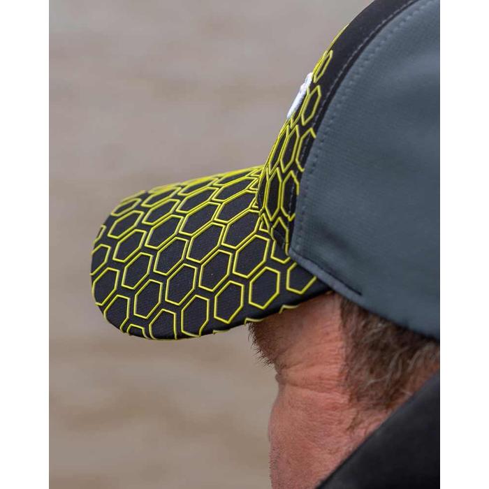 Matrix Abbigliamento Matrix Hex Print Baseball Cap  - Black