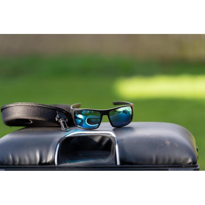 Preston Occhiali Inception Wrap Sunglasses - Ice Blue Lens