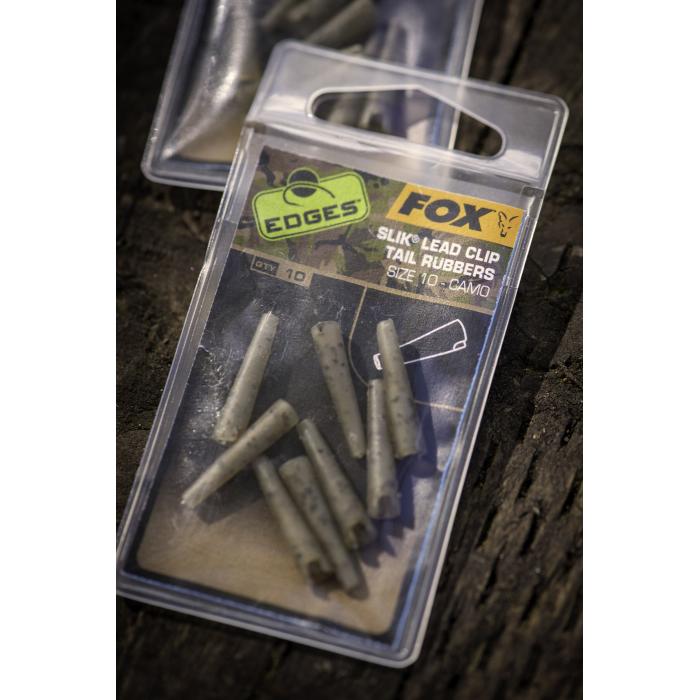 Fox Edges Camo Size 10 Slik Lead Clip + Pegs
