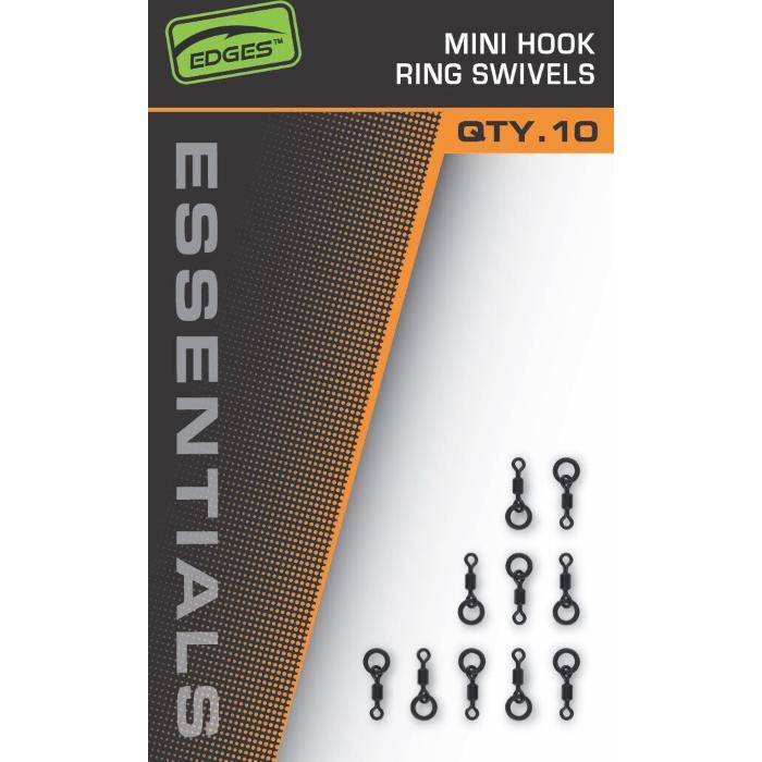 Fox Edges Mini Hook Ring Swivels 10pcs