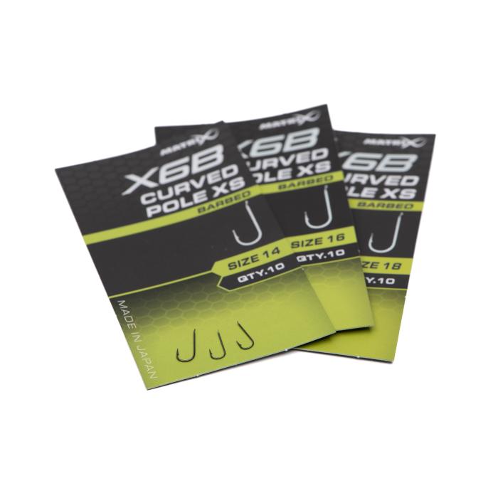 Fox X6B Curved Pole XS Size 18 Barbed