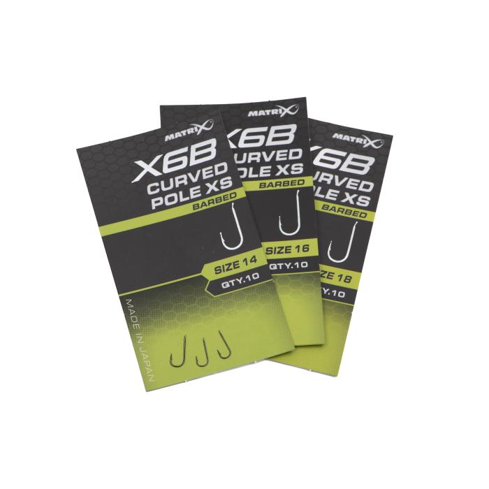 Fox X6B Curved Pole XS Size 18 Barbed