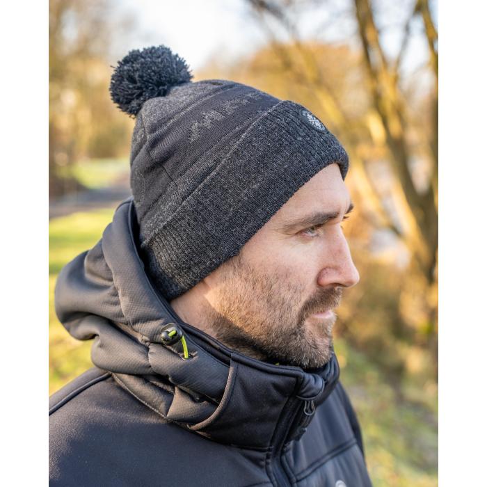 Fox Grey Sherpa Bobble Hat
