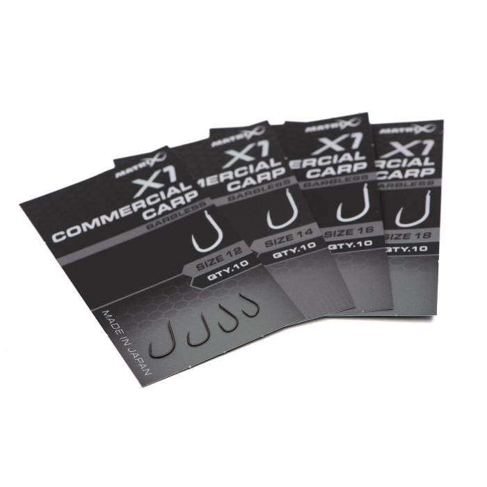 Fox X1 Commercial Carp Size 18 Barbless