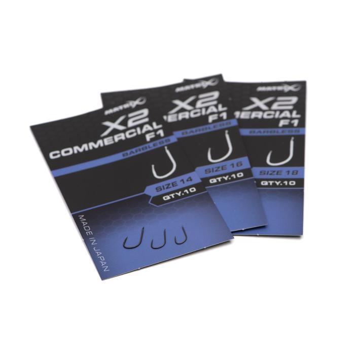 Fox X2 Commercial F1 Size 18 Barbless
