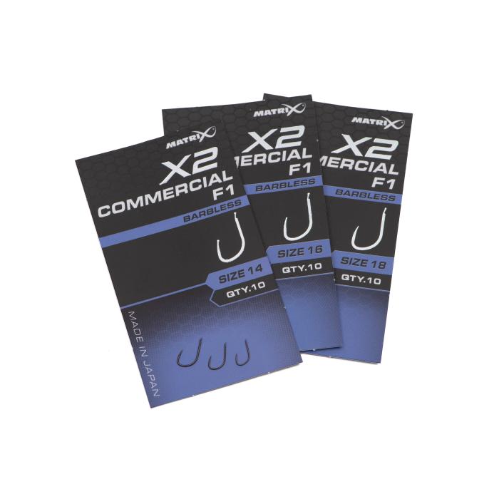 Fox X2 Commercial F1 Size 18 Barbless