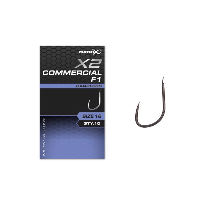 Fox X2 Commercial F1 Size 18 Barbless
