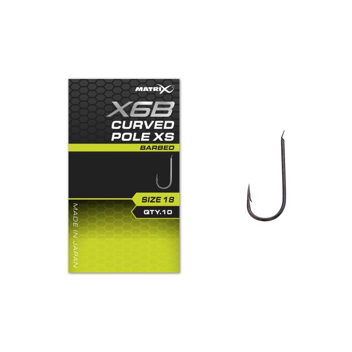 Fox X6B Curved Pole XS Size 16 Barbed