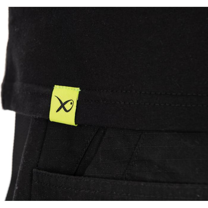Fox Large Fade Logo T-Shirt - Black/Lime S