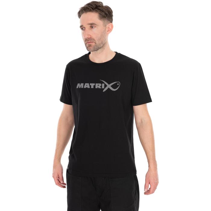 Fox Large Fade Logo T-Shirt - Black/Grey S