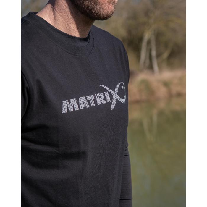 Fox Large Fade Logo T-Shirt - Black/Grey S