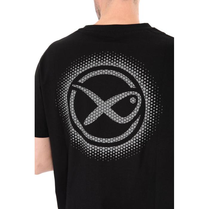 Fox Large Fade Logo T-Shirt - Black/Grey S