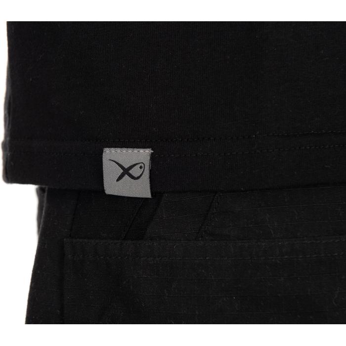 Fox Large Fade Logo T-Shirt - Black/Grey S