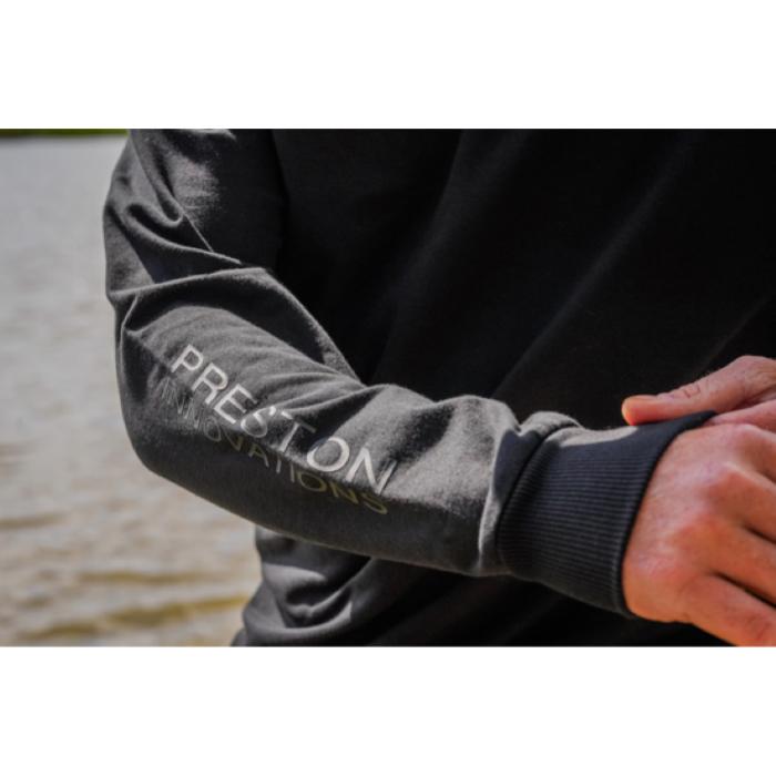 Preston Black Minimal Sweatshirt S