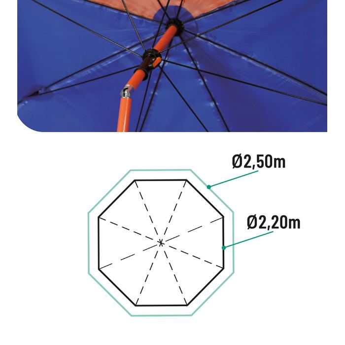 Colmic Ombrelloni UMBRELLA WITH TENT - 2.20mt