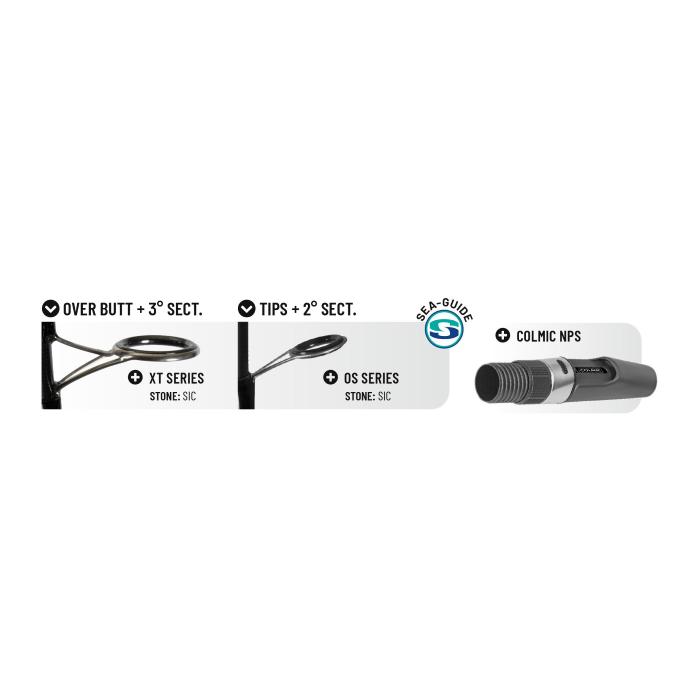 Colmic Canne Beach Ledgering VIPER 4,30mt (40-120gr) 2 CARBON TIPS
