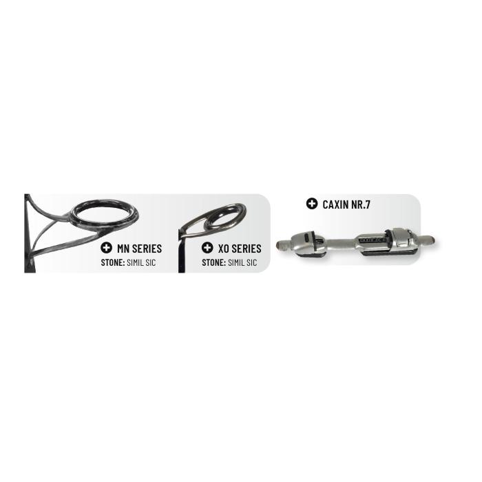 Colmic Canne Bolentino TESLA XT  3,30 - 4,00mt (200gr) 2 GLASS TIPS - CAXIN R/S