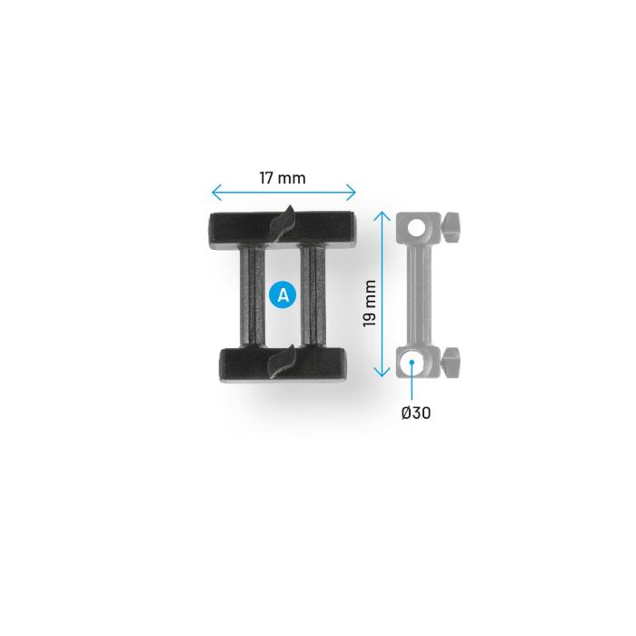 Colmic Accessori Panieri - Panchetti P/OMBRELLONE: SHORT (18cm)