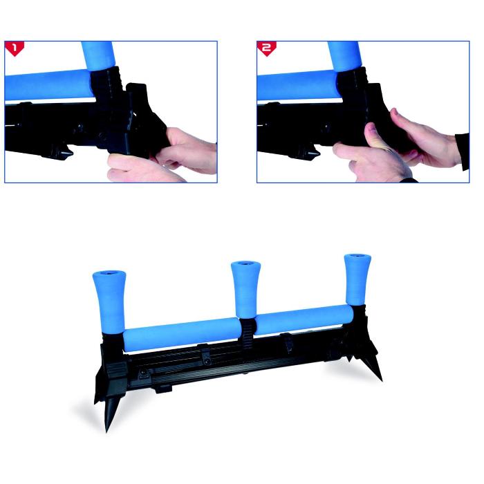 Colmic Rulli e Portacanne BAR ROLLER & ROD REST FEET (2pcs)